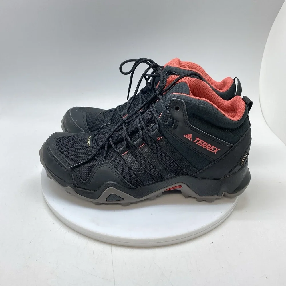 Adidas Shoes Womens 9 Terrex Mid GTX AX2R BB4620 Black Hiking Walking Boots